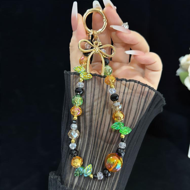 Bow Knot Crystal Rainbow Necklace