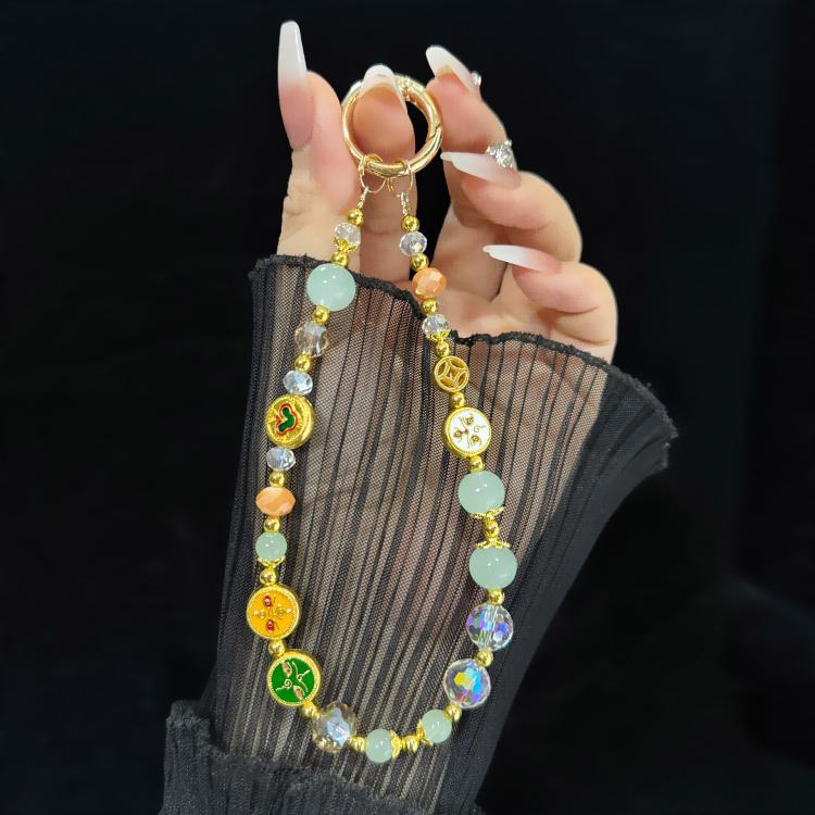 Enameled Auspicious Prosperity Good Fortune Bracelet