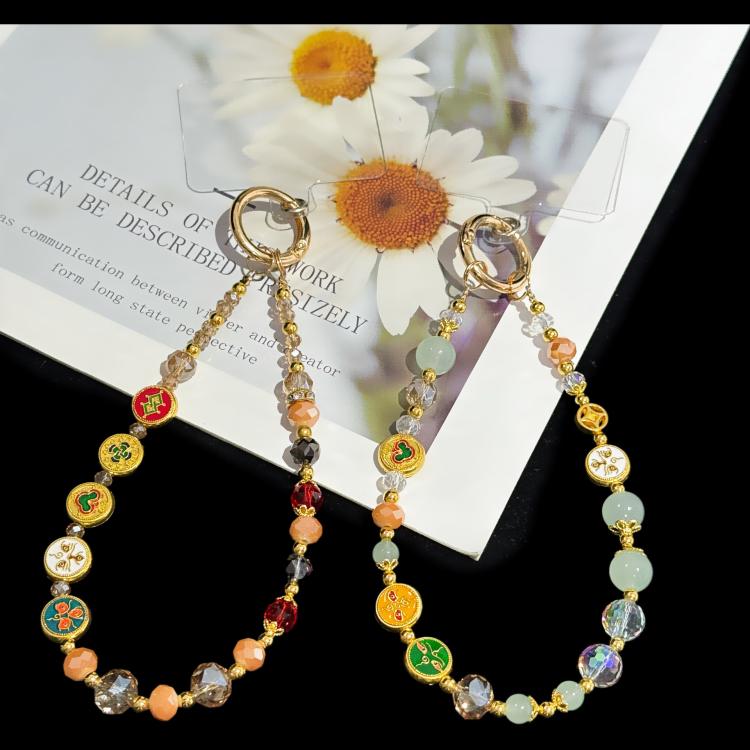 Enameled Auspicious Prosperity Good Fortune Bracelet