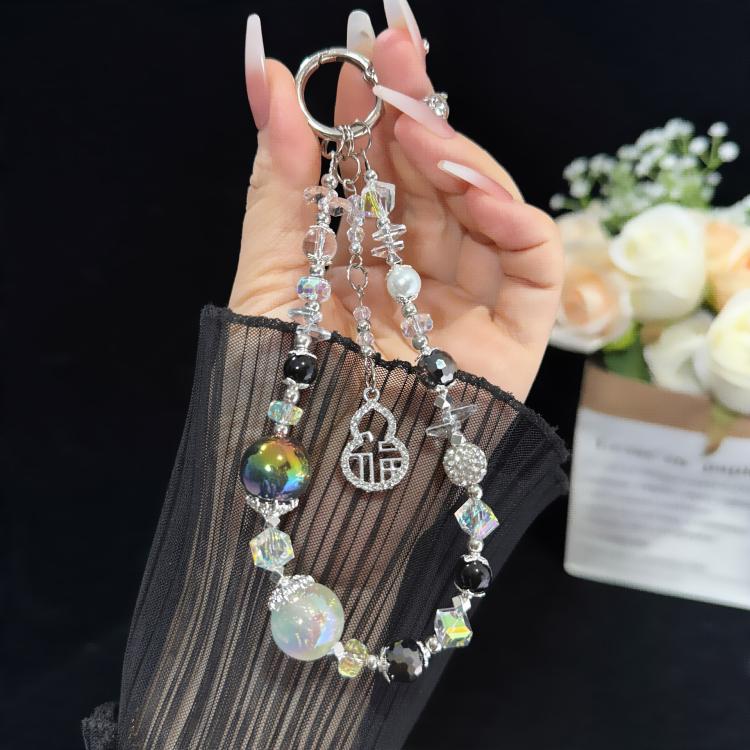 Golden Pearl Mobile Phone Chain