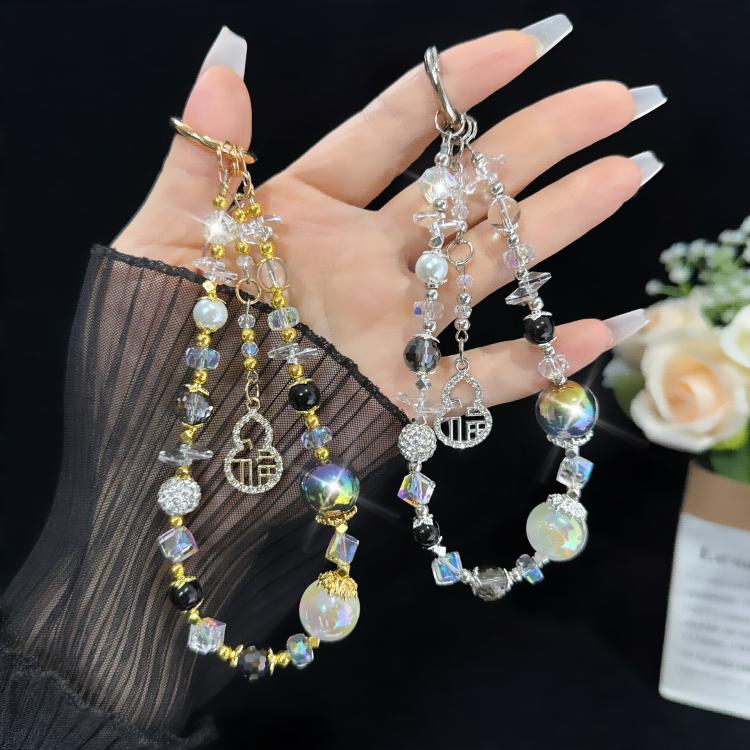 Golden Pearl Mobile Phone Chain