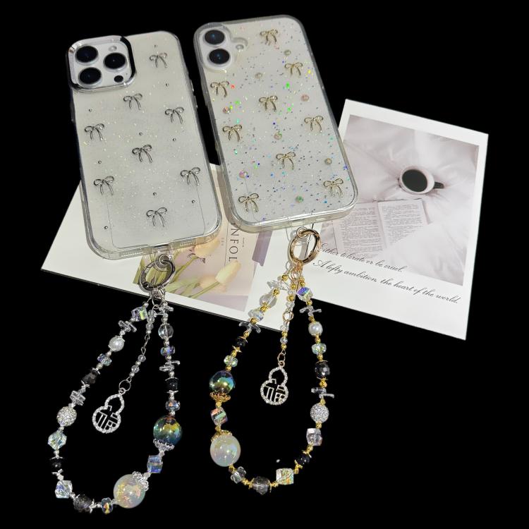 Golden Pearl Mobile Phone Chain