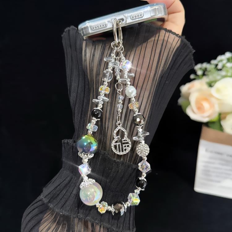 Golden Pearl Mobile Phone Chain