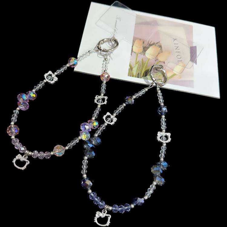 Alloy Cat Crystal Necklace