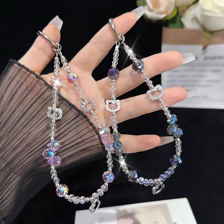 Alloy Cat Crystal Necklace