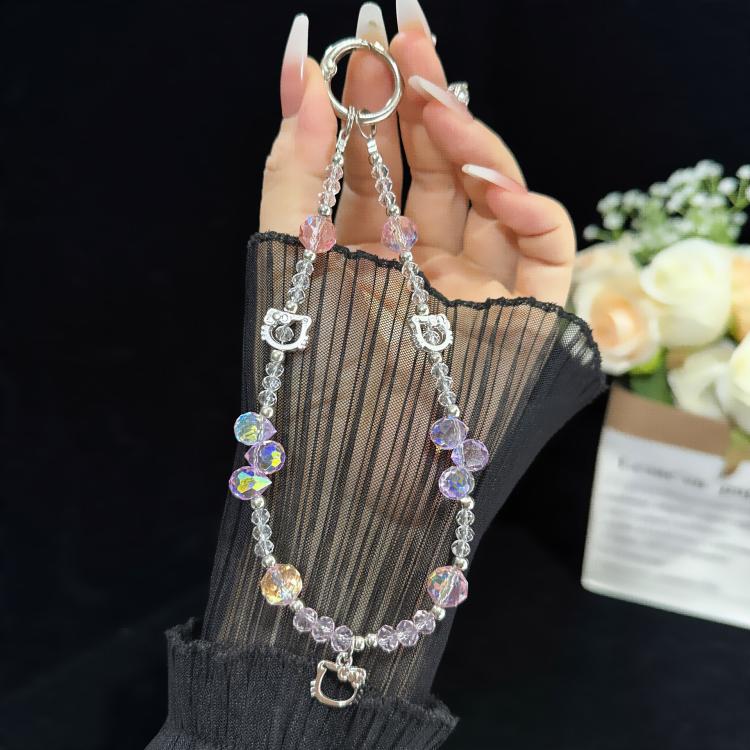 Alloy Cat Crystal Necklace