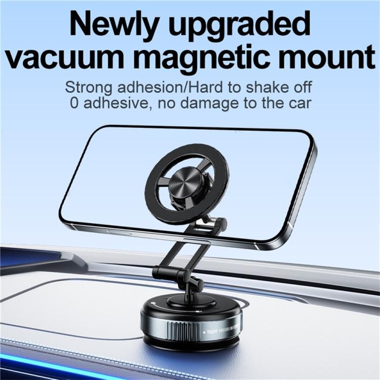 JY25-8 Vacuum Adhesion Suction Cup Magnetic Car Dashboard Phone Holder