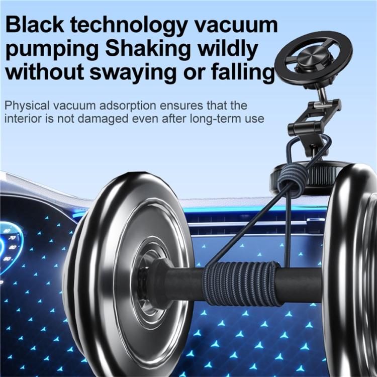 JY25-8 Vacuum Adhesion Suction Cup Magnetic Car Dashboard Phone Holder