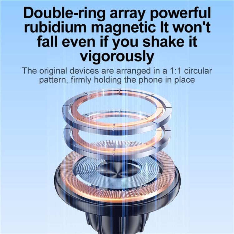 JY25-8 Vacuum Adhesion Suction Cup Magnetic Car Dashboard Phone Holder