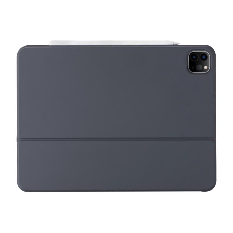 For iPad Air 11 2025 / 2024 / Pro 11 Dual-sided Clip Magnetic Keyboard Leather Case - Grey