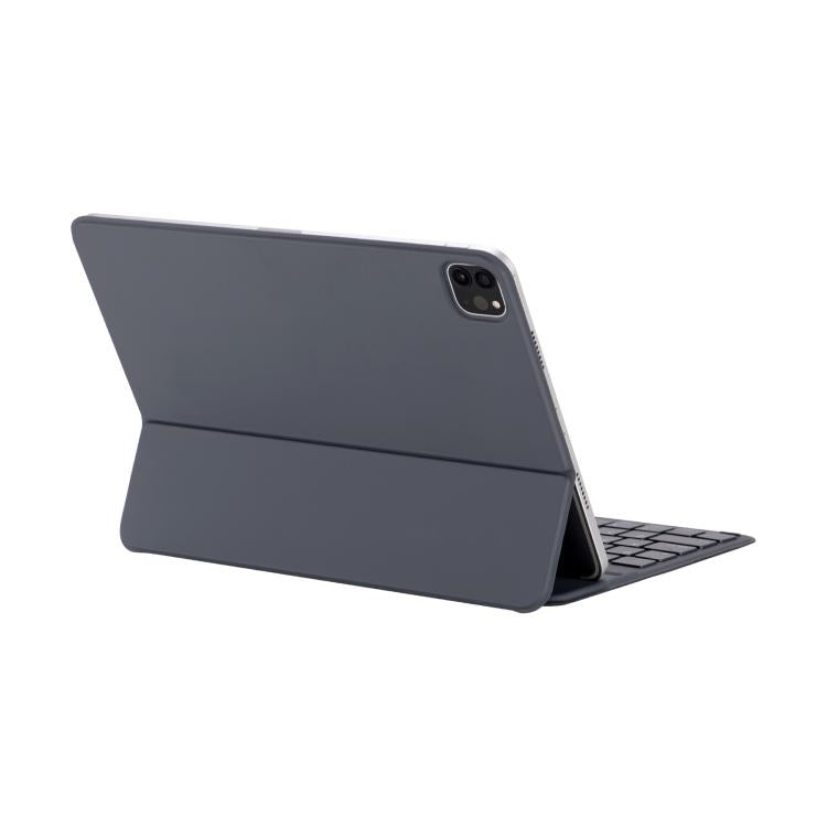 For iPad Air 11 2025 / 2024 / Pro 11 Dual-sided Clip Magnetic Keyboard Leather Case - Grey
