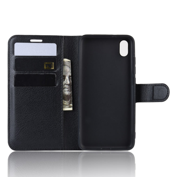 Litchi Texture Horizontal Flip Leather Case for Xiaomi Redmi 7A, with Wallet & Holder & Card Slots