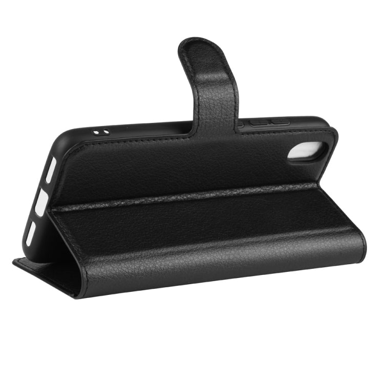 Litchi Texture Horizontal Flip Leather Case for Xiaomi Redmi 7A, with Wallet & Holder & Card Slots