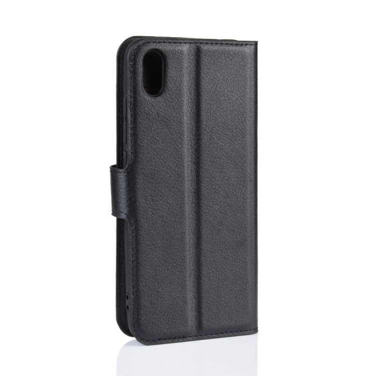 Litchi Texture Horizontal Flip Leather Case for Xiaomi Redmi 7A, with Wallet & Holder & Card Slots