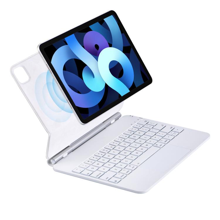 For iPad Air 11 2025 / 2024 / Pro 11 Touchpad Magic Keyboard Integrated Magnetic Protective Case