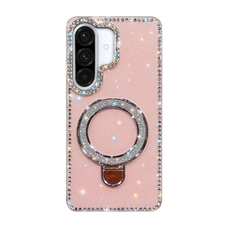For Samsung Galaxy A36 5G Rhinestone Glitter Kickstand Dual-side IMD Phone Case