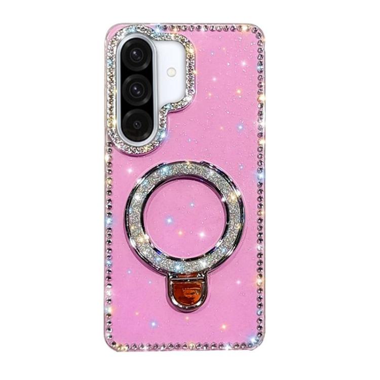 For Samsung Galaxy A36 5G Rhinestone Glitter Kickstand Dual-side IMD Phone Case