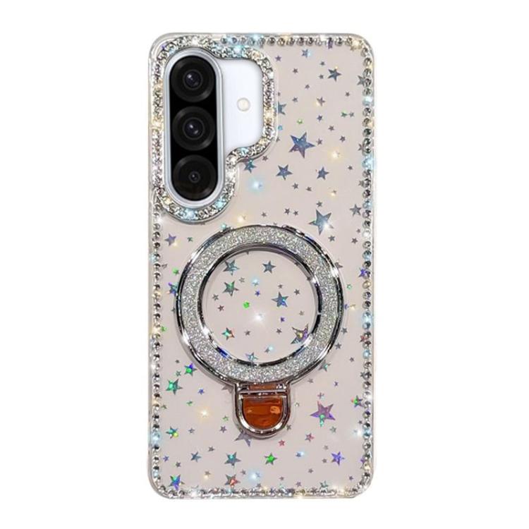 For Samsung Galaxy A36 5G Rhinestone Glitter Kickstand Dual-side IMD Phone Case