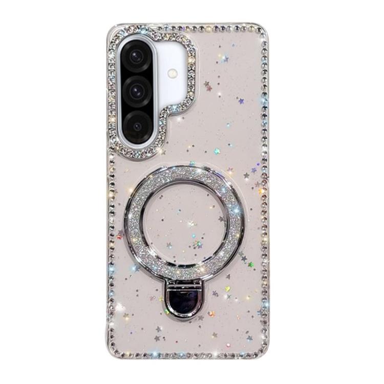 For Samsung Galaxy A36 5G Rhinestone Glitter Kickstand Dual-side IMD Phone Case