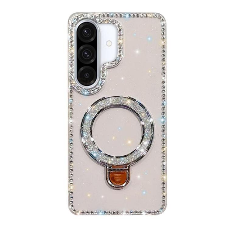 For Samsung Galaxy A36 5G Rhinestone Glitter Kickstand Dual-side IMD Phone Case