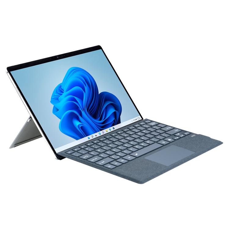 For MicroSoft Surface Pro 3 / 4 / 5 / 6 / 7 Velvet-Finish Ultra-Slim Wireless Bluetooth Magnetic Attachment Keyboard with Multicoloured Backlighting