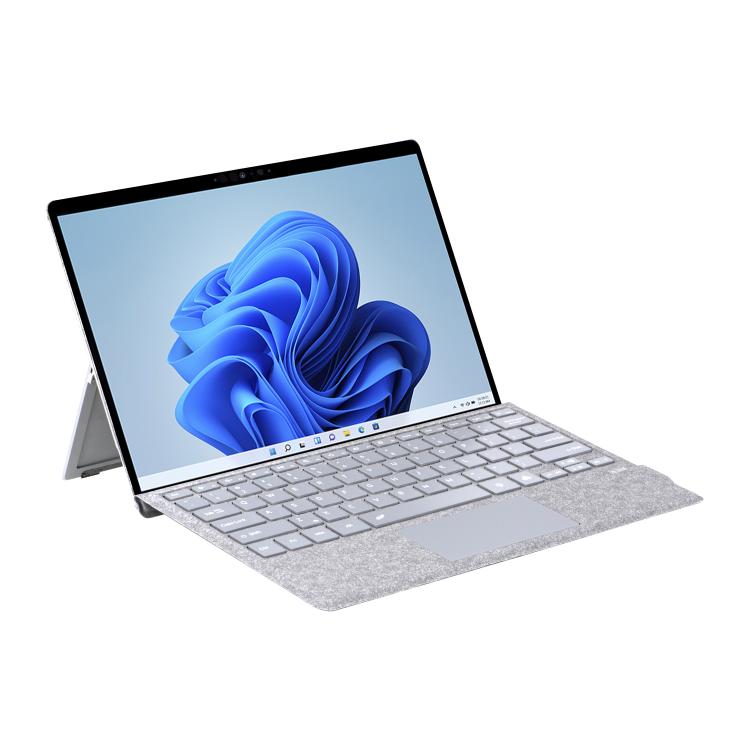 For MicroSoft Surface Pro 3 / 4 / 5 / 6 / 7 Velvet-Finish Ultra-Slim Wireless Bluetooth Magnetic Attachment Keyboard with Multicoloured Backlighting