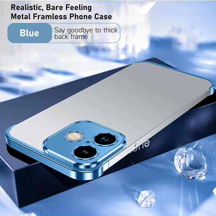 For iPhone 17 Ultra-thin Frameless Titanium Alloy Four Corner Shockproof Phone Case