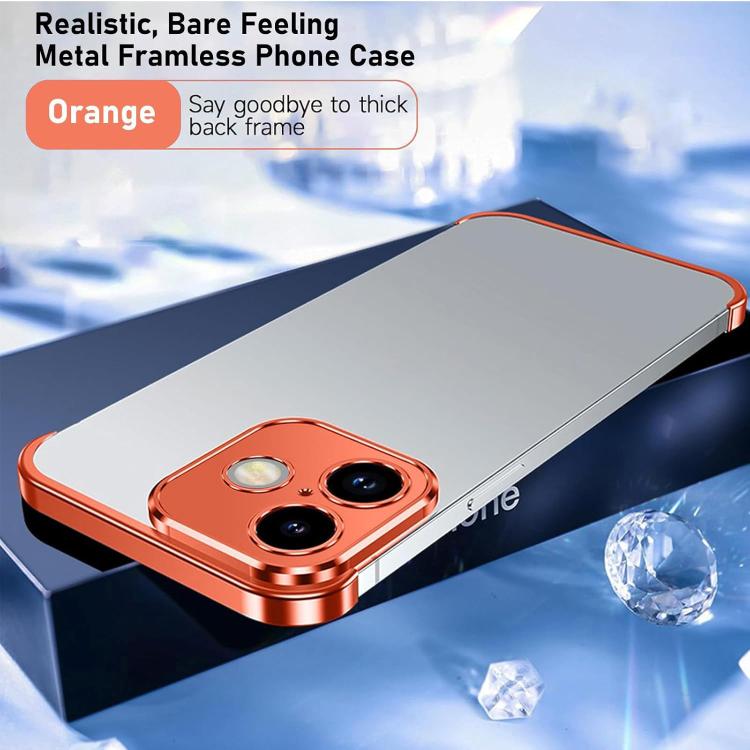 For iPhone 17 Ultra-thin Frameless Titanium Alloy Four Corner Shockproof Phone Case