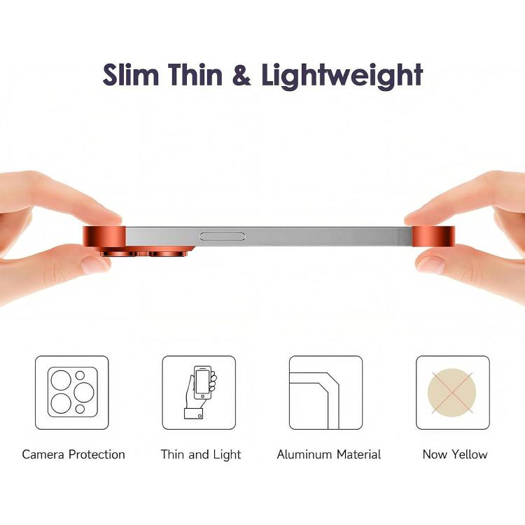 For iPhone 17 Ultra-thin Frameless Titanium Alloy Four Corner Shockproof Phone Case