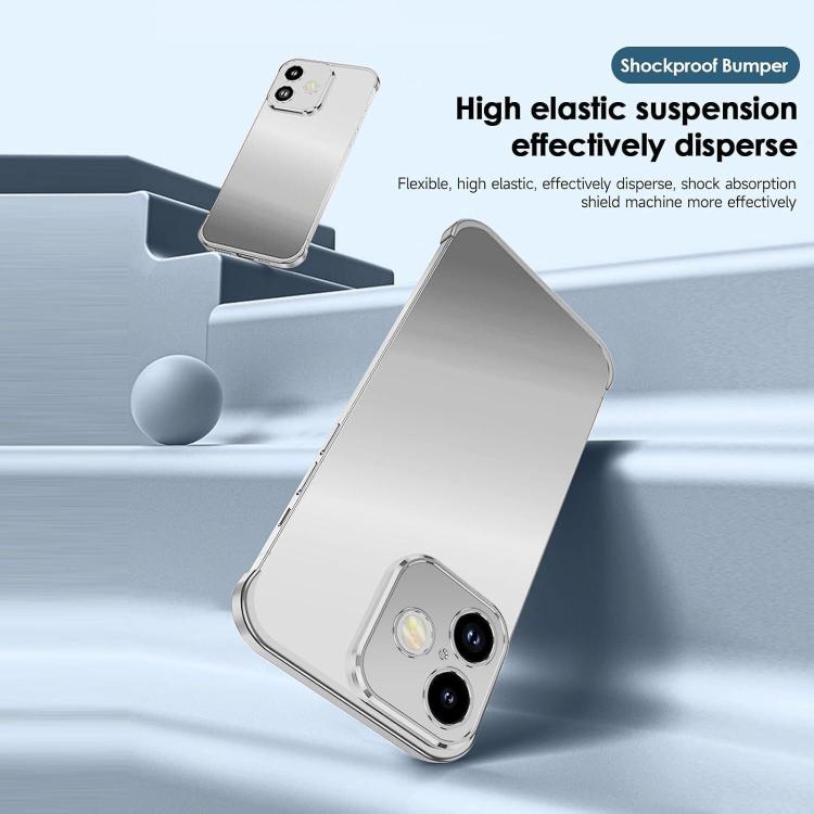For iPhone 17 Ultra-thin Frameless Titanium Alloy Four Corner Shockproof Phone Case