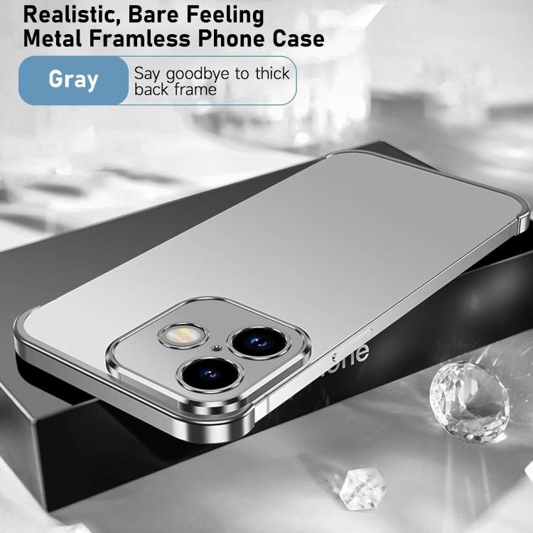 For iPhone 17 Ultra-thin Frameless Titanium Alloy Four Corner Shockproof Phone Case