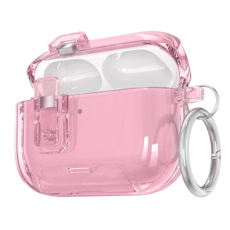 For AirPods Pro 3 Starry Magnetic Buckle Stand TPU Earphone Protective Cover with Finger Ring