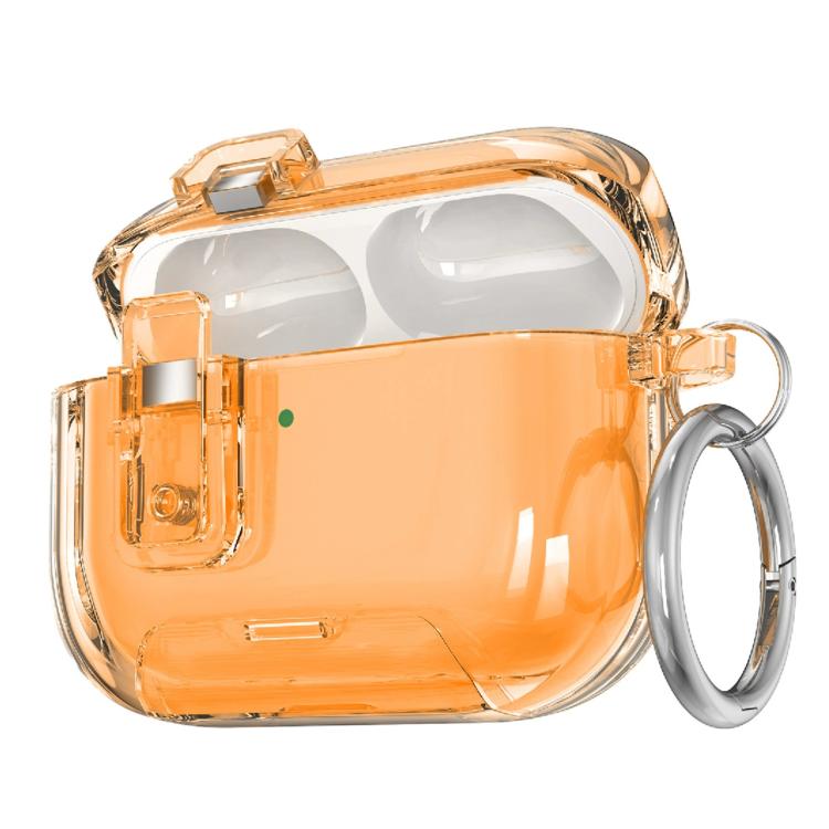 For AirPods Pro 3 Starry Magnetic Buckle Stand TPU Earphone Protective Cover with Finger Ring