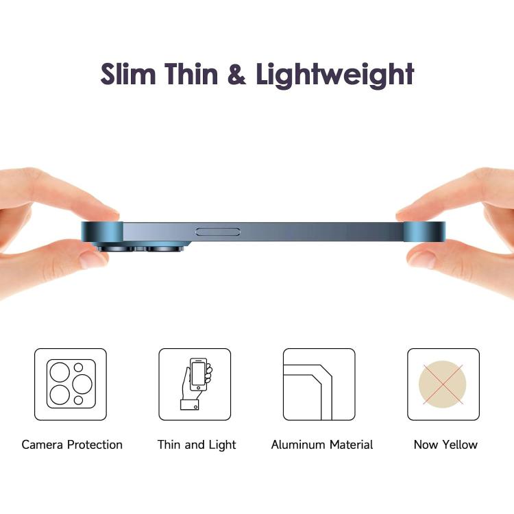For iPhone 16 Pro Max Ultra-thin Frameless Titanium Alloy Four Corner Shockproof Phone Case