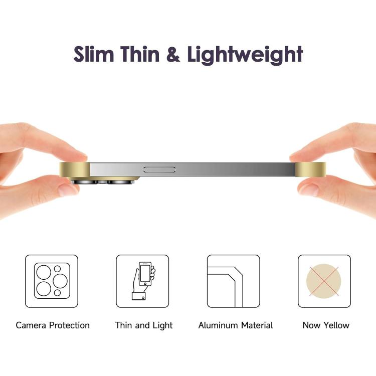 For iPhone 16 Pro Max Ultra-thin Frameless Titanium Alloy Four Corner Shockproof Phone Case