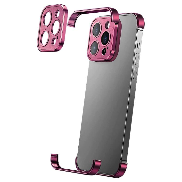 For iPhone 13 Pro Ultra-thin Frameless Titanium Alloy Four Corner Shockproof Phone Case