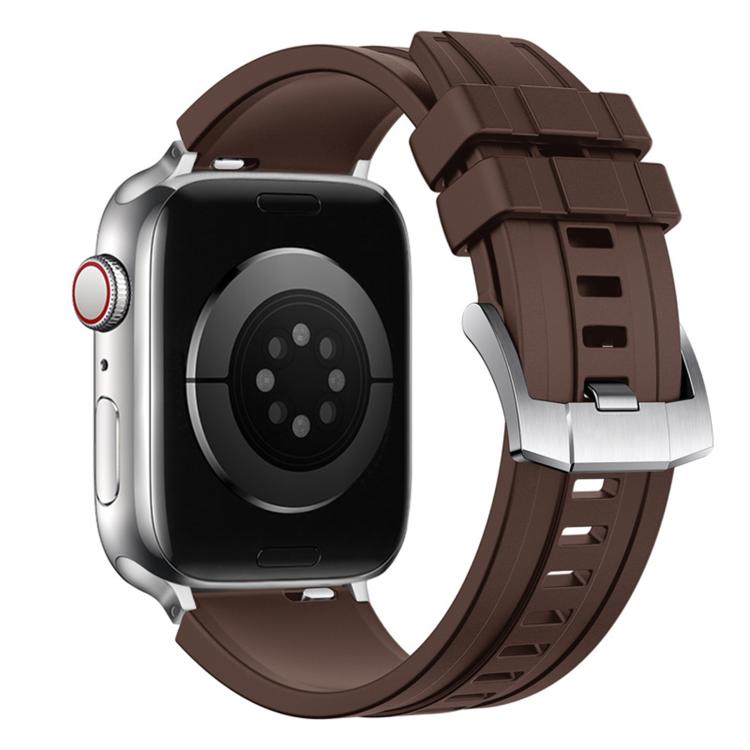 For Apple Watch 46mm / 49mm / 45mm / 44mm Extraordinary Exploration FKM Fluororubber Watch Band