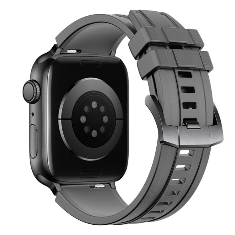 For Apple Watch 46mm / 49mm / 45mm / 44mm Extraordinary Exploration FKM Fluororubber Watch Band