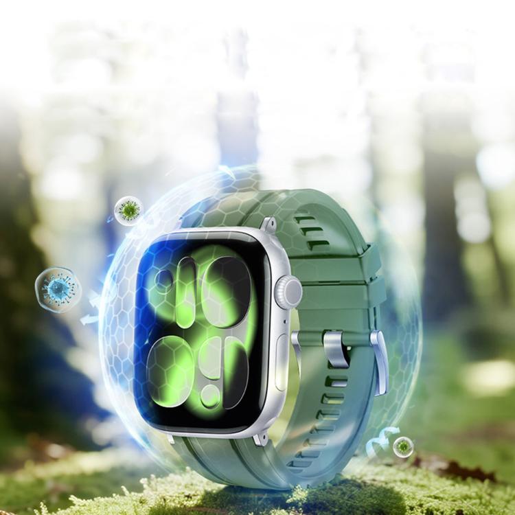 For Apple Watch 42mm / 41mm / 40mm / 38mm Extraordinary Exploration FKM Fluororubber Watch Band