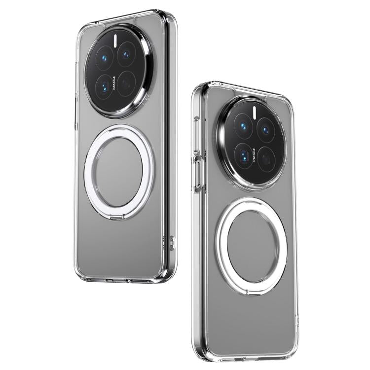 For Huawei Mate 80 Frosted Magnetic 360 Rotating Holder Phone Case