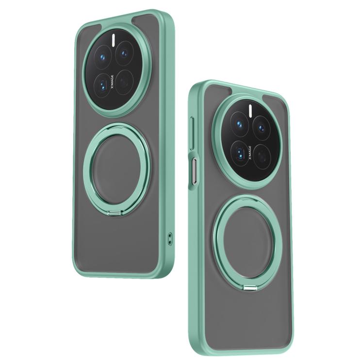 For Huawei Mate 80 Pro Frosted Magnetic 360 Rotating Holder Phone Case