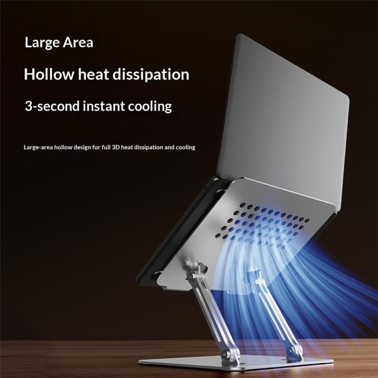 0031 For Laptop / Tablet Cooling Metal Support Adjustable Height Angle Desktop Stand