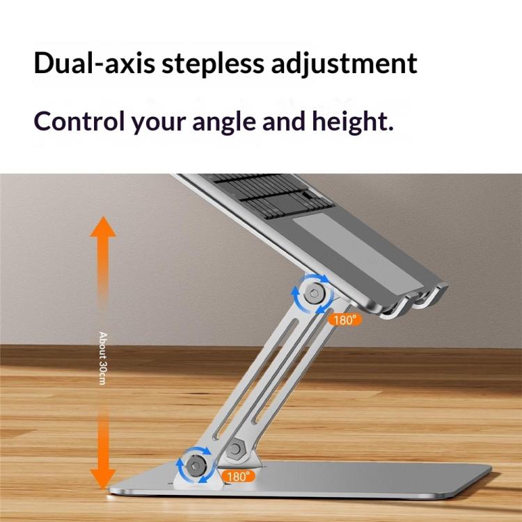 0031 For Laptop / Tablet Cooling Metal Support Adjustable Height Angle Desktop Stand