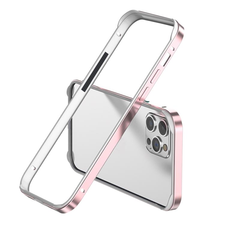 For iPhone 13 Pro Metal Hybrid Silicone Four-Corner Shockproof Cooling Phone Frame Case