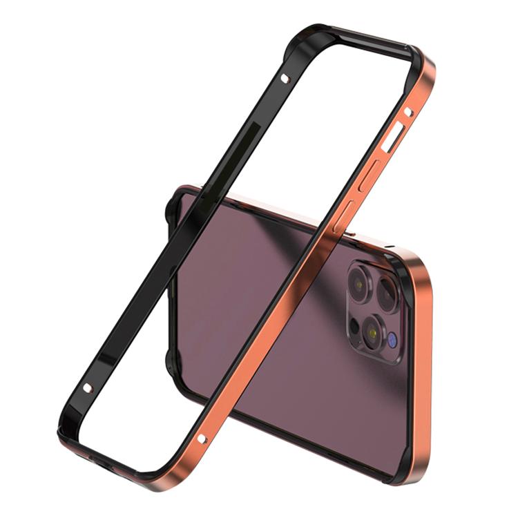 For iPhone 13 Pro Metal Hybrid Silicone Four-Corner Shockproof Cooling Phone Frame Case