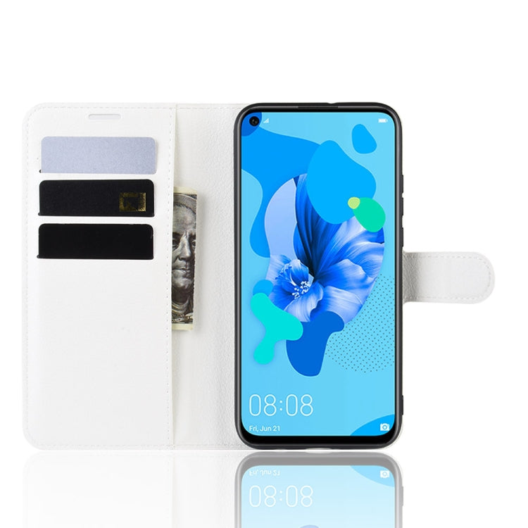 Litchi Texture Horizontal Flip Leather Case for Huawei P20 Lite 2019 / Nova 5i, with Wallet & Holder & Card Slots