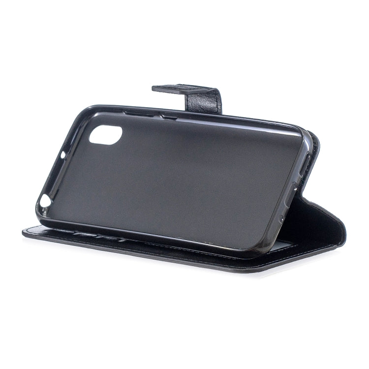 Crazy Horse Texture Horizontal Flip Leather Case with Holder & Card Slots & Wallet & Photo Frame for Huawei Y5 2019