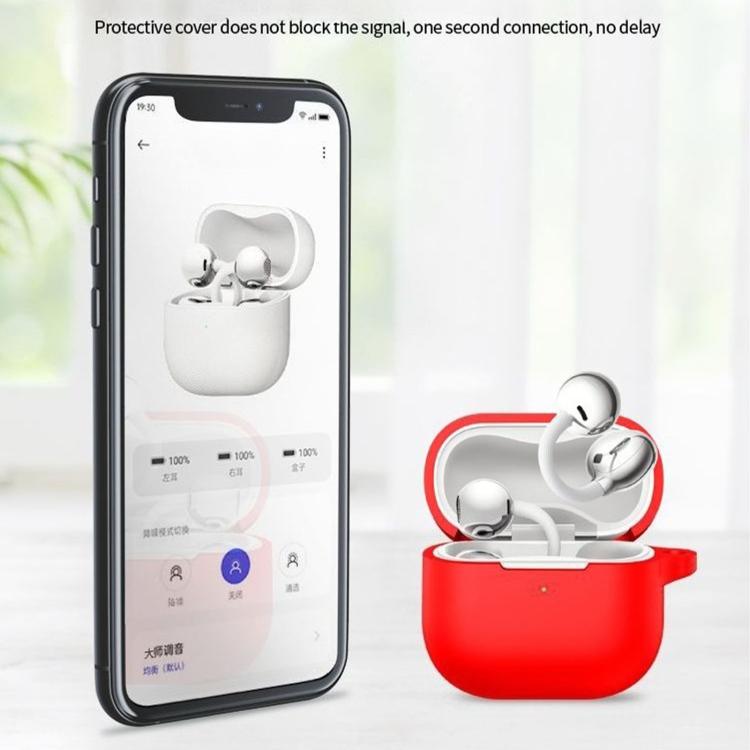 For Huawei FreeClip 2 Solid Color Silicone Earphone Protective Cover