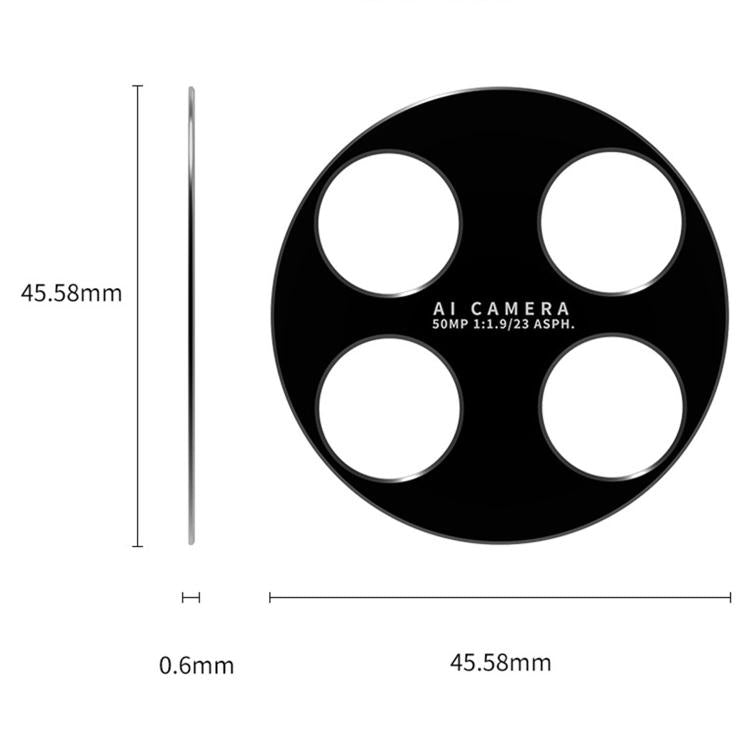 For Huawei Enjoy 90 Pro Max Kalebol Metal Hollow Lens Protection Ring