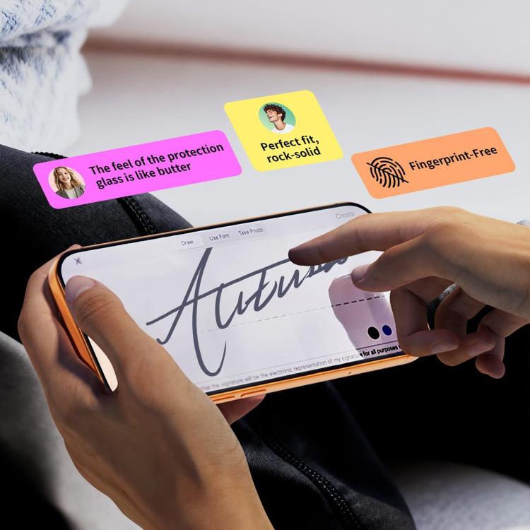For iPhone 16 Pro Max 10pcs 3D Large Arc Half-Screen No White Border High-Aluminum Thick Adhesive HD Tempered Glass Film